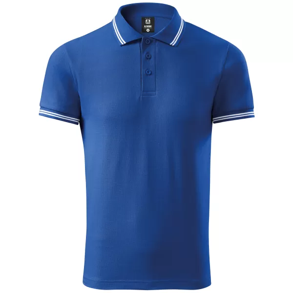  Pánske tričko s golierom ALTISPORT NoPrint NP/ALM912 KRÁĽOVSKÁ modrá 