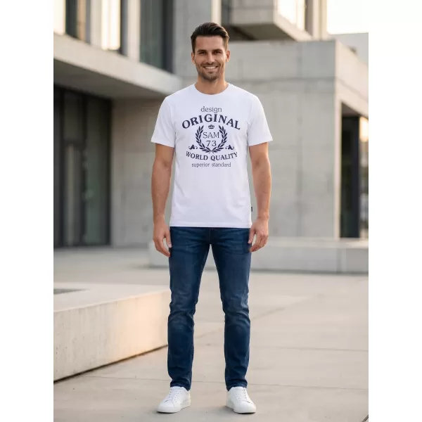  Pánske tričko SAM 73 MAVERICK MT 838 biela 