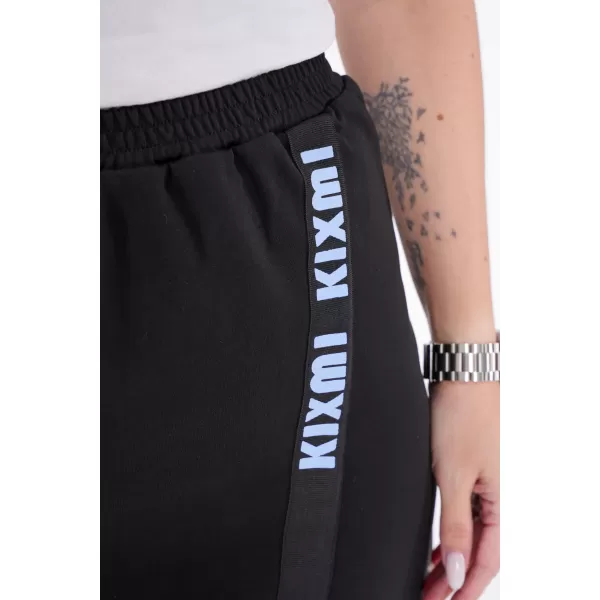  Dámska sukňa KIXMI SIBILA ČIERNA / MODRÁ 