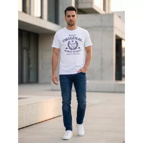  Pánske tričko SAM 73 MAVERICK MT 838 biela 