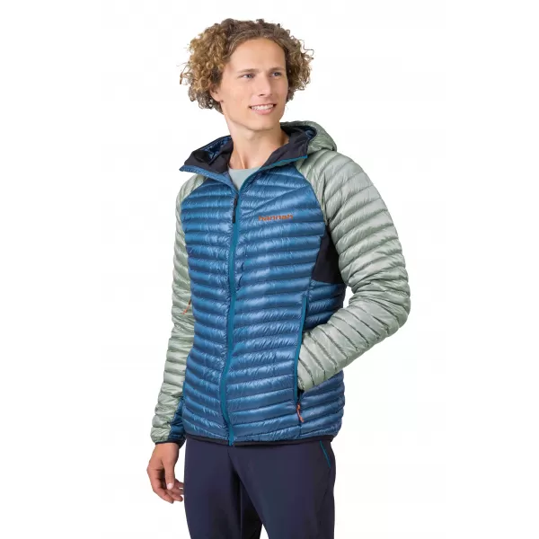  Pánska bunda HANNAH MIO HOODY LILY PAD/SAILOR BLUE 
