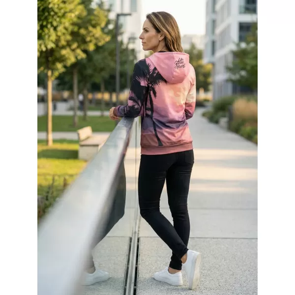 Dámska funkčná mikina premium ALTISPORT VOJ/ALW030MI01 ružová 