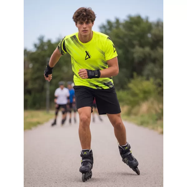  Pánske funkčné tričko premium ALTISPORT VOJ/ALM028TR01 NEONOVO žltá 