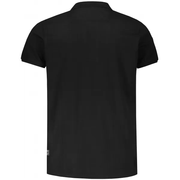  Pánske tričko KIXMI SPENCER ČIERNA/ČERVENÁ 