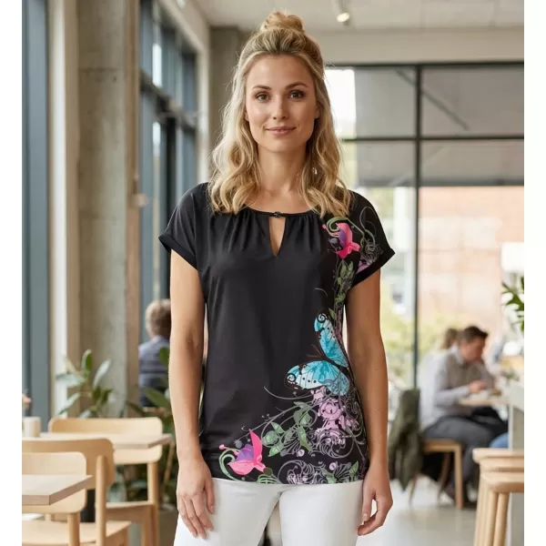  Dámske tričko ALTISPORT CARINE čierna 