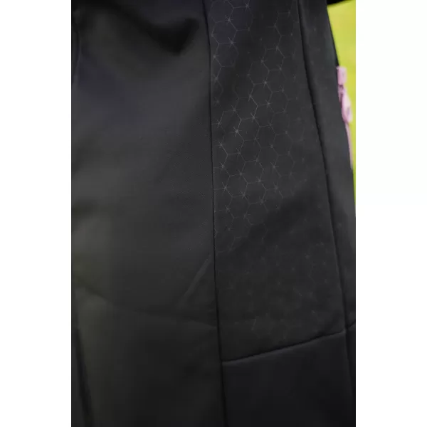  Dámsky softshellový kabát ALTISPORT CIARA ČIERNA/RUŽOVÁ 