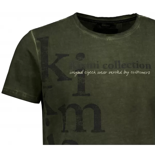  Pánske tričko KIXMI SANDER KHAKI 