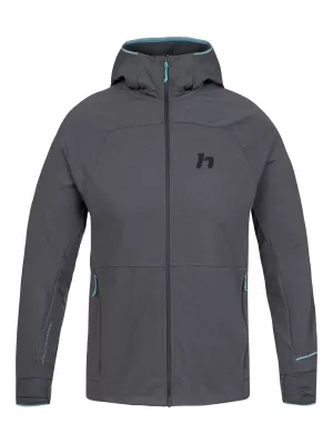 Pánska mikina HANNAH ETHAN HOODY ANTHRACITE MEL