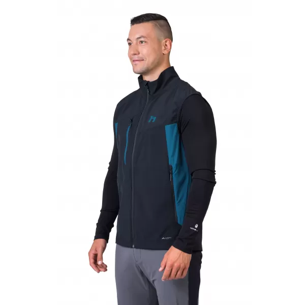  Pánska vesta HANNAH CARSTEN VEST ANTHRACITE/SAILOR BLUE 