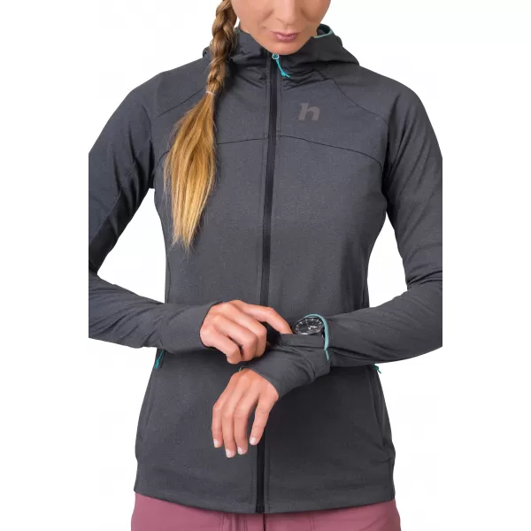  Dámska mikina HANNAH ELI HOODY ANTHRACITE MEL 