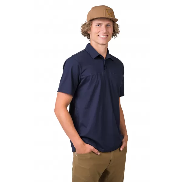  Pánske tričko s golierom HANNAH KAJAN MOROCCAN BLUE MEL 