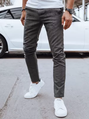 Pánske nohavice DSTREET UX4400 TMAVO ŠEDÁ