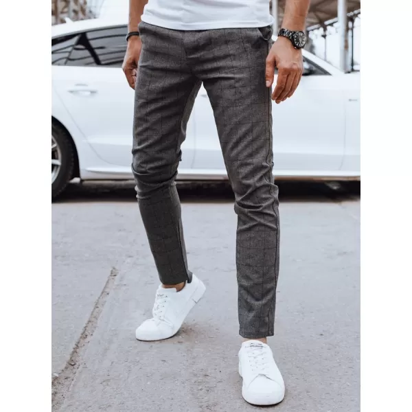  Pánske nohavice DSTREET UX4400 TMAVO ŠEDÁ 