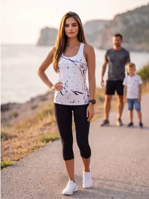 Dámske funkčné tielko premium ALTISPORT VOJ/ALW034TIL01 biela