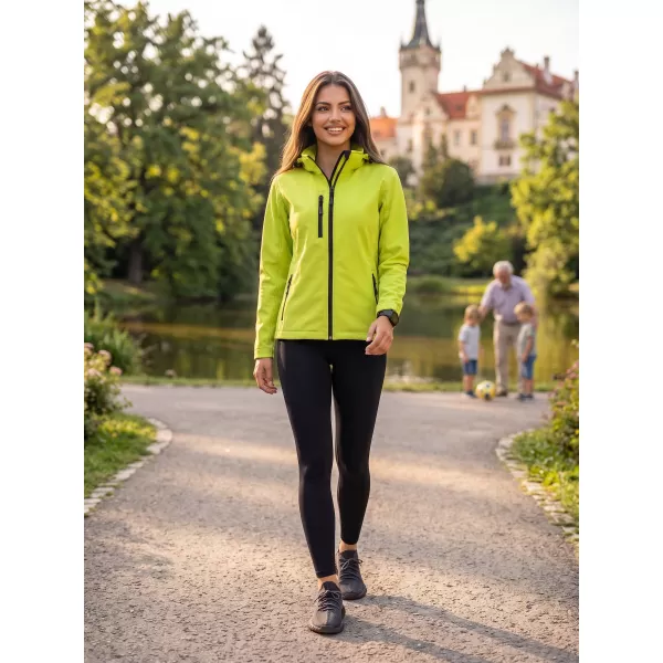  Dámska softshellová bunda ALTISPORT NP/ALW125 LIMETKOVÁ 