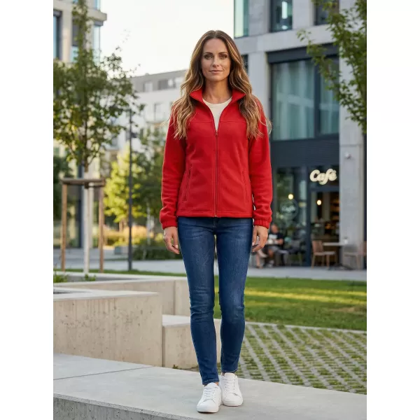  Dámska fleecová mikina ALTISPORT NoPrint NP/ALW405 ČERVENÁ 