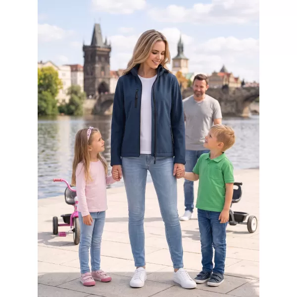  Dámska softshellová bunda ALTISPORT NP/ALW125 NÁMORNÁ modrá 