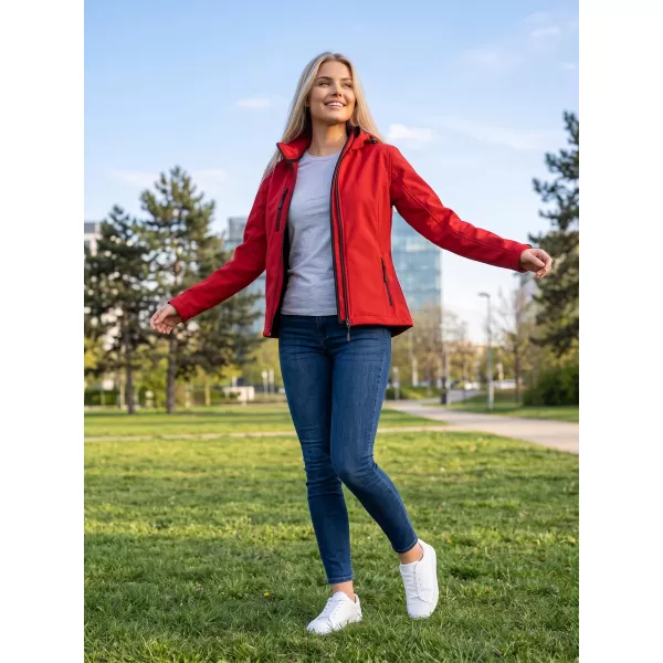  Dámska softshellová bunda ALTISPORT NP/ALW125 červená 