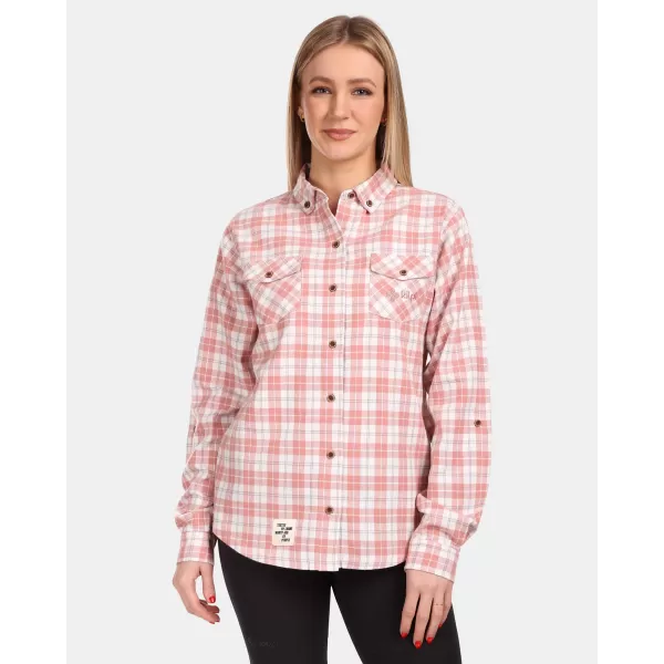  Dámska košeľa KILPI FLANNY-W VL0370KI ružová 