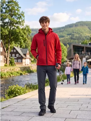 Pánska softshellová bunda ALTISPORT NP/ALM225 červená