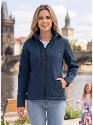Dámska softshellová bunda ALTISPORT NP/ALW125 NÁMORNÁ modrá