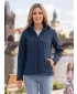Dámska softshellová bunda ALTISPORT NP/ALW125 NÁMORNÁ modrá