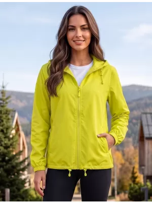 Unisex vetrovka ALTISPORT NP/ALU425 NEON YELLOW