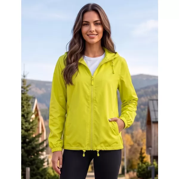  Unisex vetrovka ALTISPORT NP/ALU425 NEON YELLOW 