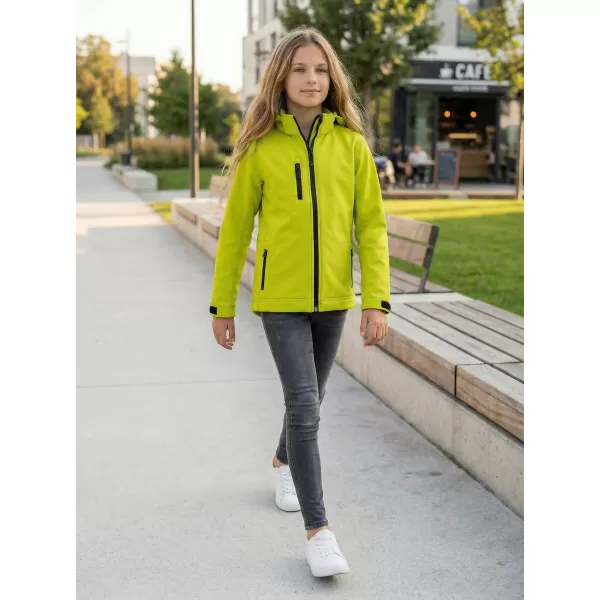 Detská softshellová bunda ALTISPORT NP/ALK535 LIMETKOVÁ 