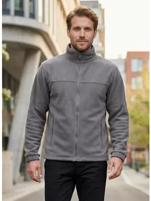 Pánska fleece mikina ALTISPORT NP/ALM105 OCELOVO sivá
