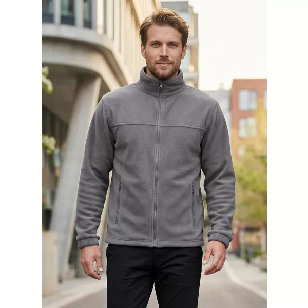  Pánska fleece mikina ALTISPORT NP/ALM105 OCELOVO sivá 