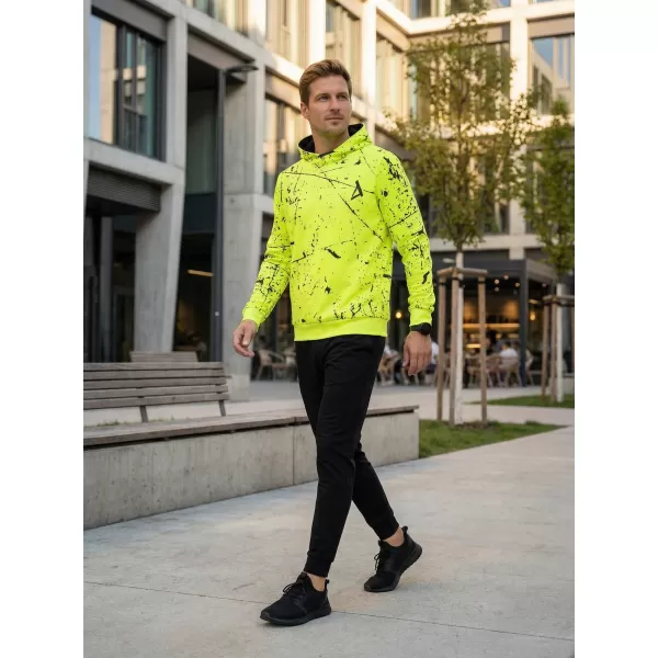  Pánska prémiová funkčná mikina ALTISPORT VOJ/ALM034MI01 NEÓNOVÁ ŽLTÁ 