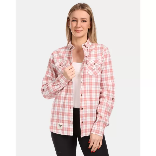  Dámska košeľa KILPI FLANNY-W VL0370KI ružová 