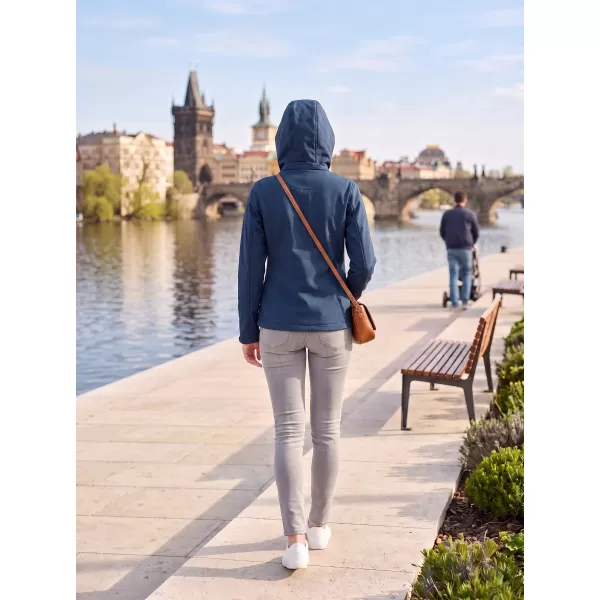  Dámska softshellová bunda ALTISPORT NP/ALW125 NÁMORNÁ modrá 