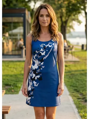 Dámske funkčné tielkové šaty premium ALTISPORT VOJ/ALW022SAT01 NAVY