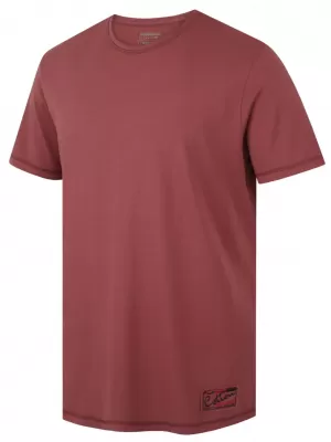 Pánske tričko HUSKY TEE BASE M TMAVO BORDOVÁ