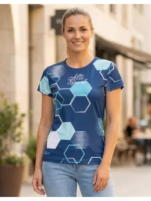 Dámske funkčné tričko premium ALTISPORT VOJ/ALW037TR01 NÁMORNÁ modrá