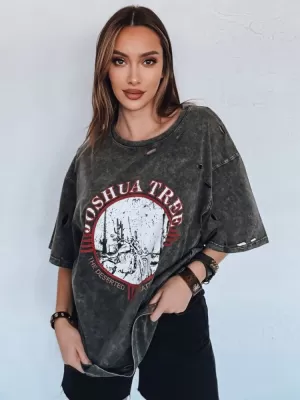 Dámske tričko DSTREET JOSHUA RY2630 TMAVO ŠEDÁ