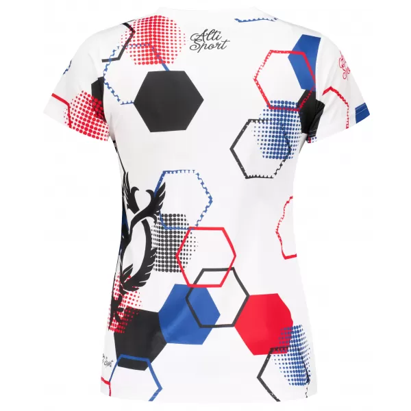  Dámske funkčné tričko premium ALTISPORT x CZE VOJ/ALW036TR01 HEXA biela 