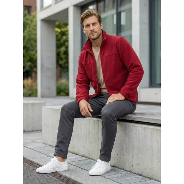  Pánska fleece mikina ALTISPORT NP/ALM105 MARLBORO červená 
