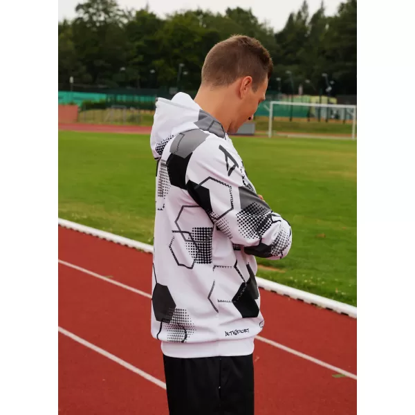  Pánska prémiová funkčná mikina ALTISPORT VOJ/ALM037MI01 BIELA 