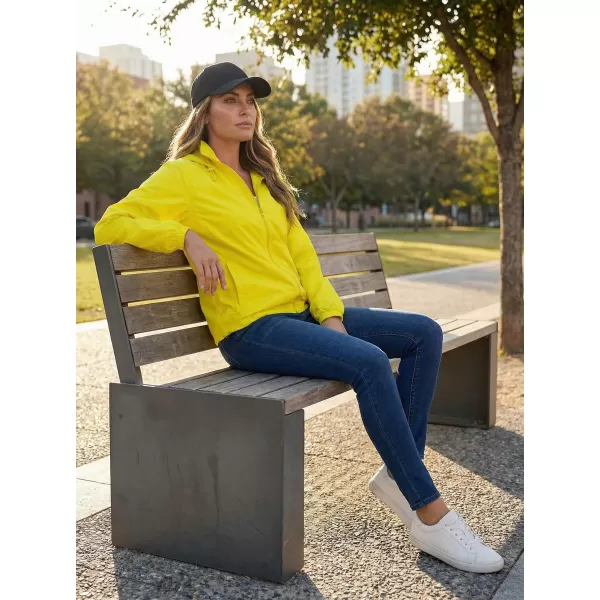  Unisex vetrovka ALTISPORT NP/ALU425 NEON YELLOW 