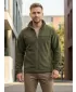 Pánska fleece mikina ALTISPORT NP/ALM105 MILITARY