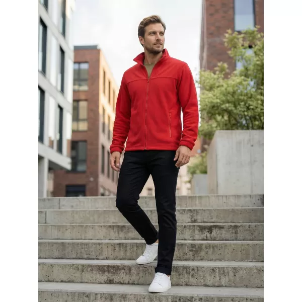  Pánska fleece mikina ALTISPORT NP/ALM105 červená 