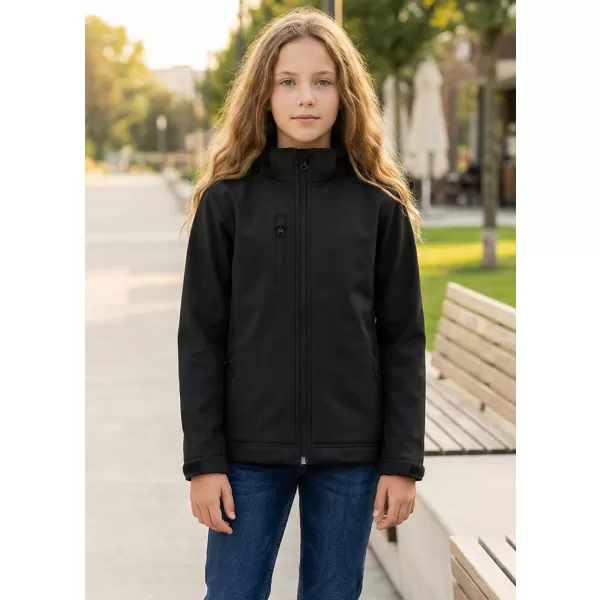  Detská softshellová bunda ALTISPORT NP/ALK535 čierna 