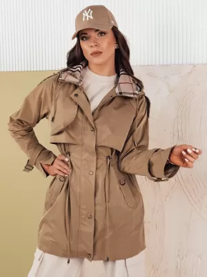 Dámska parka DSTREET MOZA TY4284 BÉŽOVÁ