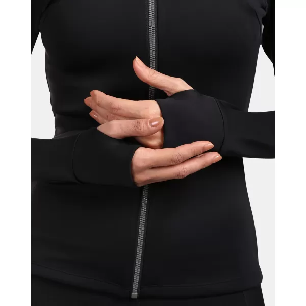  Dámska fleece mikina KILPI LAJEN-W VL0206KI čierna 