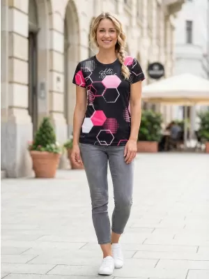 Dámske funkčné tričko premium ALTISPORT VOJ/ALW037TR01 ČERNORUŽOVÁ