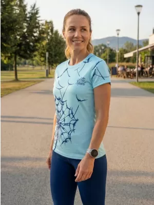 Dámske prémiové funkčné tričko ALTISPORT VOJ/ALW035TR01 MRAZOVO MODRÁ