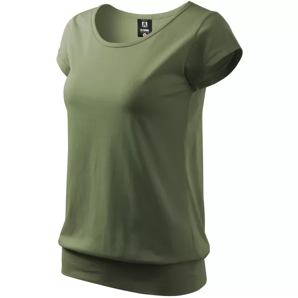  Dámske tričko ALTISPORT NP/ALW021 KHAKI 